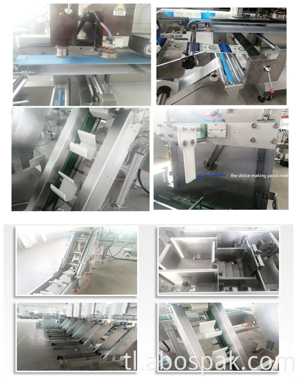Spaghetti Pasta Flow Food Plastic Bag Pouch Filling at Sealing Packing Machine